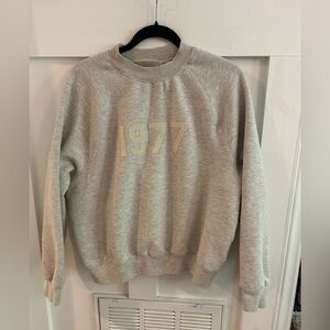 Essentials Fear of God 1977 crew sweatshirt oatmeal size XS